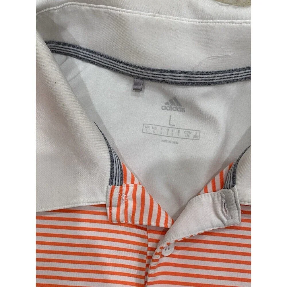 Lot (9) GOLF POLOS - Adidas, Izod, Nike - Size Large - Nike Golf Mock Neck